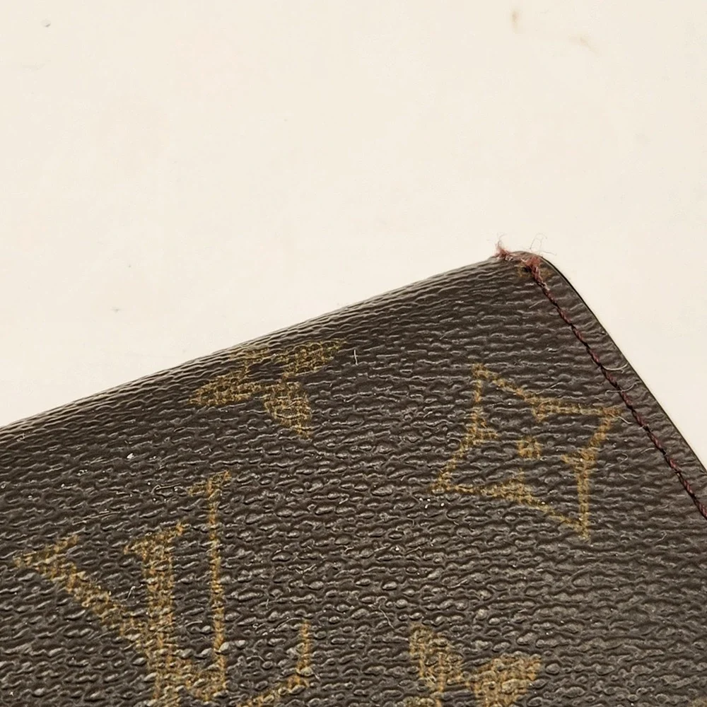 Vintage Louis Vuitton Monogram Long Wallet Trifold November 1991 France TH0911